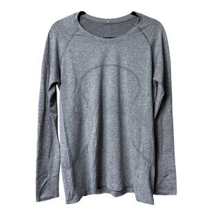 Lululemon Swiftly Tech Long Sleeve (Breeze) *Relaxed Fit (Gray) - Size 14